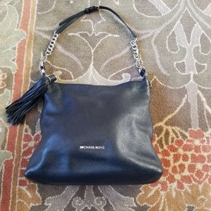 Michael Kors Brooklyn black leather bag